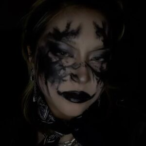 Doul Instagram - Happy Darkness Halloween😈🖤🖤🖤

 #happyhalloween #Halloween #halloweenmakeup #makeup #darkmakeup