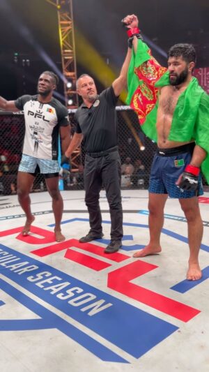 Dovletdzhan Yagshimuradov Instagram - Dovletdzhan Yagshimuradov gets the nod and is heading to the #PFLPlayoffs!

#PFLRegularSeason LIVE NOW
🇺🇸 ESPN & ESPN 
