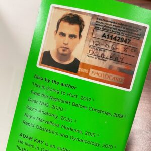 Dr Adam Kay Instagram - I’ve already done a front cover ‘reveal’, so here’s a back cover reveal and an (apologies) flaps reveal for UNDOCTORED. Warning - features my Young Person’s Railcard photo. Out Sept 15th, preorder now.