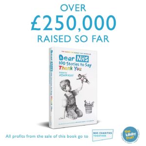 Dr Adam Kay Instagram - I am SUR LA FUCKING LUNE to announce that Dear NHS has raised over £250,000 for @nhscharitiestogether and @lullabytrust - thank you to every bookbuyer, bookseller and reviewer who made this happen, as well as everyone at @orionbooks @trapeze_books and of course the wonderful contributors.
