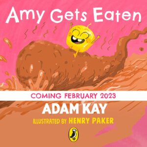 Dr Adam Kay Instagram - Announcement! Are you 3 to 5 years old? Great! The first picture book from me and 
@HenryPaker
 is out in Feb. It's called AMY GETS EATEN. It's about digestion and poo, told by a piece of sweetcorn called Amy, and you can pre-order it if you like. I'll leave you to work out how.