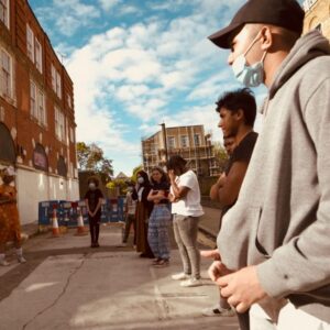 Dr Adam Kay Instagram - This group of young East Londoners are preparing to reveal the street artwork they’ve created to celebrate diversity in the NHS. “200 NATIONALITIES, ONE NHS” will be unveiled tomorrow at 5pm on Instagram Live @paintthechangeglobal