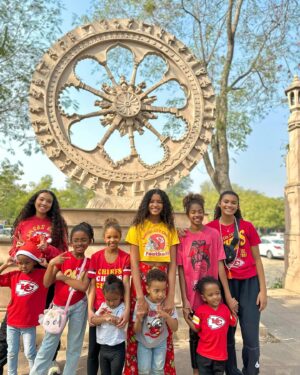 Dr. Meena Singh Instagram - Red Kingdom in the ‘Pink City’ on Xmas #gameday 
.
.
.
.
#indianchristmas #chiefs #redkingdom #kcchiefs #kansascity #jaipur #kc #chiefsnation #chiefsfootball #chiefsfan