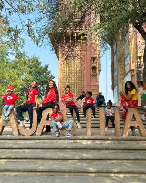 Dr. Meena Singh Instagram - Red Kingdom in the ‘Pink City’ on Xmas #gameday 
.
.
.
.
#indianchristmas #chiefs #redkingdom #kcchiefs #kansascity #jaipur #kc #chiefsnation #chiefsfootball #chiefsfan