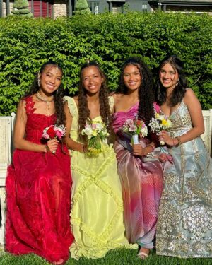 Dr. Meena Singh Instagram - While I wish I could #MakeItLastForever Anjali and her besties attended their last ever school dance 🥲🥹 Avani even got to crash. I hate it here but they are living their best so I guess that’s what it’s all about 🙄 #seniorprom