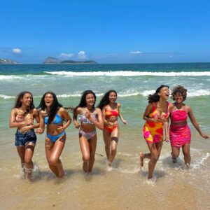 Dr. Meena Singh Instagram - It’s the last spring break for our seniors-Anjali, Payton, & Madison. Had to go out with a bang.  Fully enjoyed Rio.