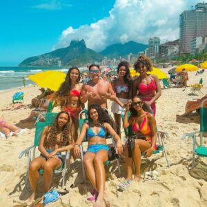 Dr. Meena Singh Instagram - It’s the last spring break for our seniors-Anjali, Payton, & Madison. Had to go out with a bang.  Fully enjoyed Rio.