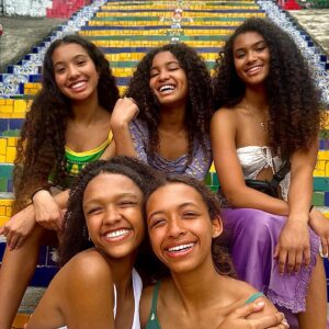 Dr. Meena Singh Instagram - It’s the last spring break for our seniors-Anjali, Payton, & Madison. Had to go out with a bang.  Fully enjoyed Rio.