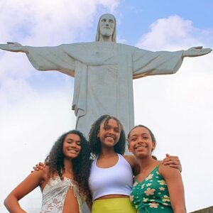 Dr. Meena Singh Instagram - It’s the last spring break for our seniors-Anjali, Payton, & Madison. Had to go out with a bang.  Fully enjoyed Rio.