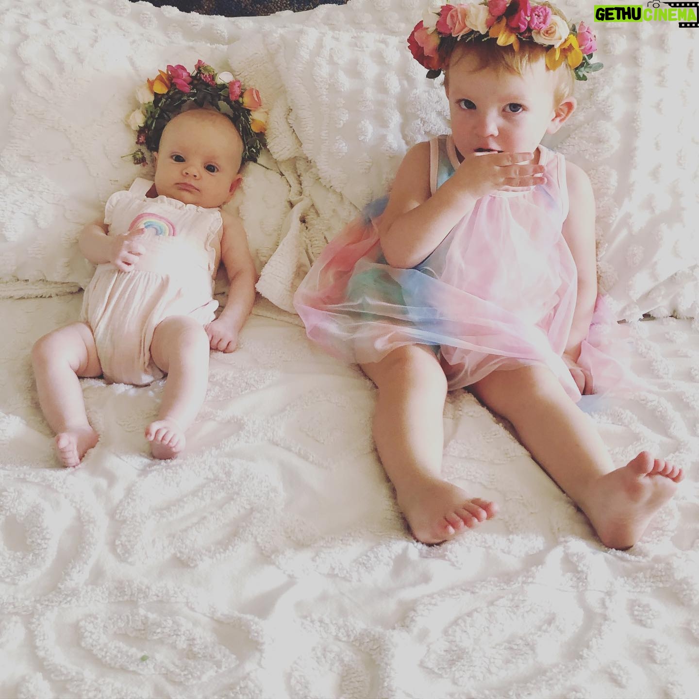 Dreama Walker - 565 Likes - I am not perfect, but they are.
Through the horrors of 2020, I still pinch myself knowing that I have two healthy, unique, kind, strong and beautiful daughters.
I canāt wait to get to know each of you and love everything about you. Happy National Daughter Day. š
P.S. This is an outtake from the worldās worst photo shoot aka me taking Brightonās birth announcements. Gorgeous flower crowns by @kelseyharperdesign