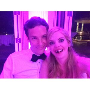 Dreama Walker Instagram - 5 years ago on August 1st, I married this guy. 
I made him wear a tux...in Hawaii...outside. 
He’s doing a bang up job of being a father and I’m so glad he’s mine. Thanks for cooking, taking care and playing with our daughters, making me go hiking to incredible places and for not going for a girl with a finance job, pearl necklace and stability. You continue to surprise me! 💕💕💕@c_a_mc