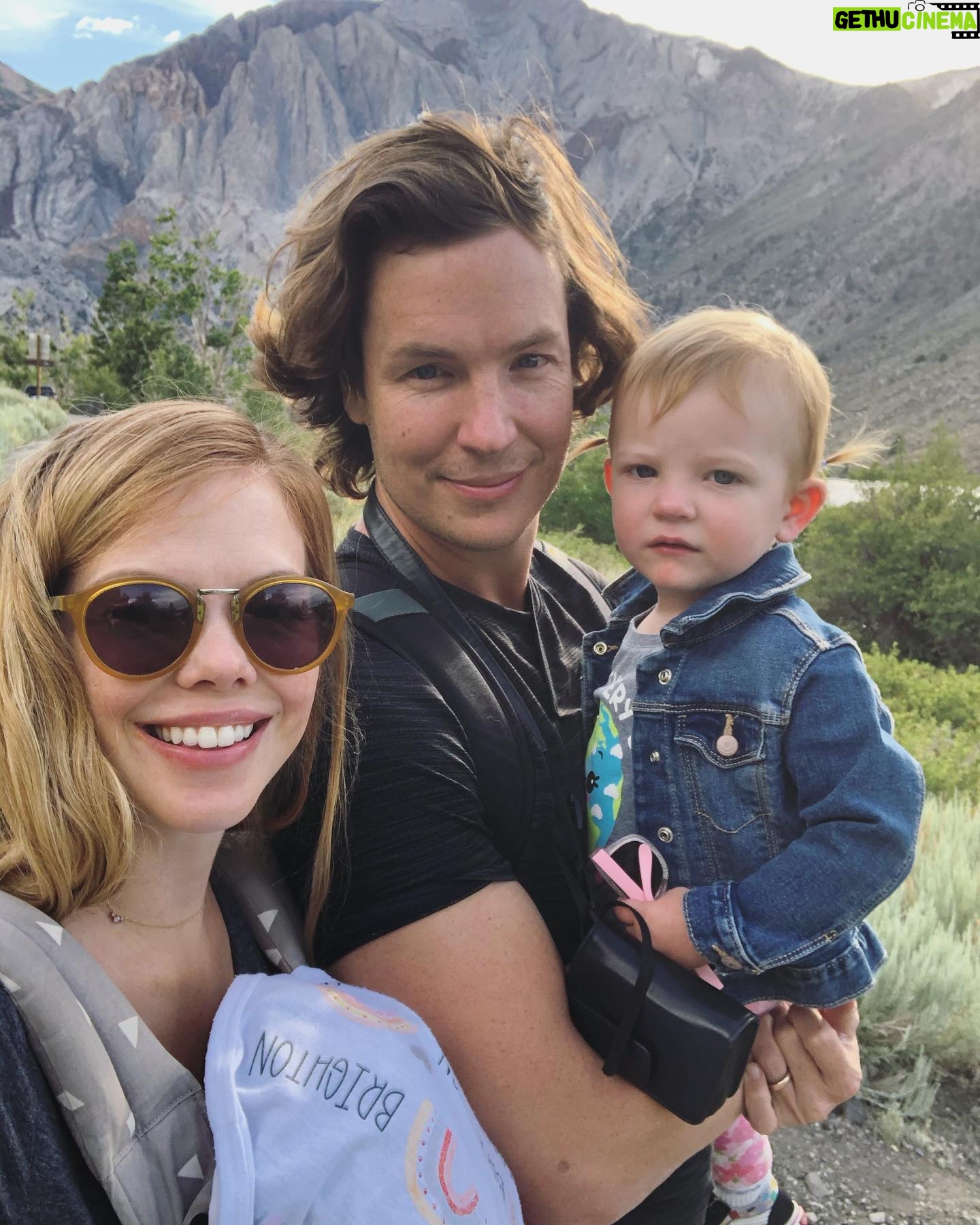 Dreama Walker - 0.9K Likes - Such a fun getaway in Mammoth. Thank you @c_a_mc for carrying everything and almost everyone.