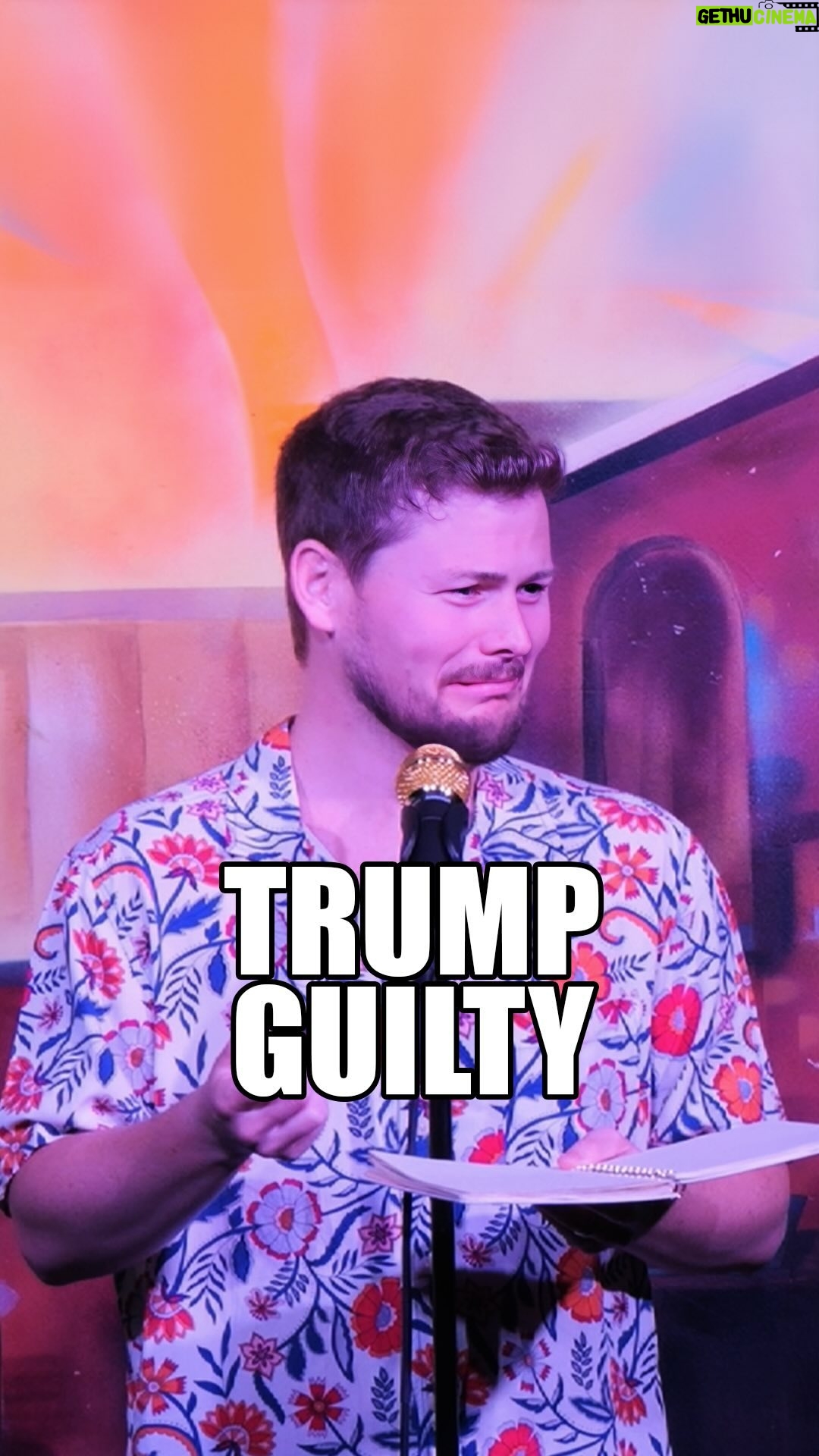 Drew Lynch - 8.6K Likes - I won’t kiss and tell… but there’ll be signs
#trump #guilty #stormywithachanceofprison #standup #comedy