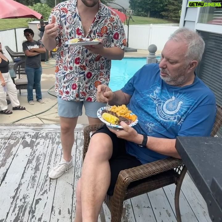 Drew Lynch - 7.5K Likes - This post might be sappier than usual, so I apologize.
I flew home to surprise my parents for the 4th this year. I hope this video shows how much it means to my family that we got to be together in light of my dad’s situation. I’m grateful for any holiday that gives me an excuse to spend time with them. Here’s a very special PHOTO LOCOMOTIVE below...
1) The moment my parents came home to find us all together.
2) My brother holding a flame torch while I held incense that I thought was a sparkler.
3) Let’s blow sh*t up.
4) I grew up on hose water
5)‘Merica
6) Sister and dad ❤️
7) American independence with a little French
8) Spike ball
9) Couple-o-Indiana boys
10) Mom and Dad watching the fireworks together 🫶🏼