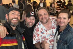Drew Powell Instagram - Got to see some old pals at a special screening of @unsungheromovie at @lionsgate last night! Great work by @andrewerwinofficial and the team @kingdomstorycompany and especially to @joelsmallbone @daisybetts and the whole cast and crew! Plus there were Caramello Koala’s and Shapes! My favorites! Onya mates!
