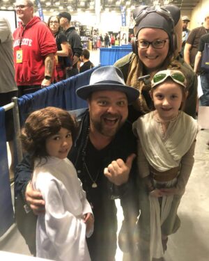Drew Powell Instagram - May the 4th yall…. #StarWars #starwarsday #maythe4thbewithyou #darthvader #comiccon #princessleia #stormtrooper
