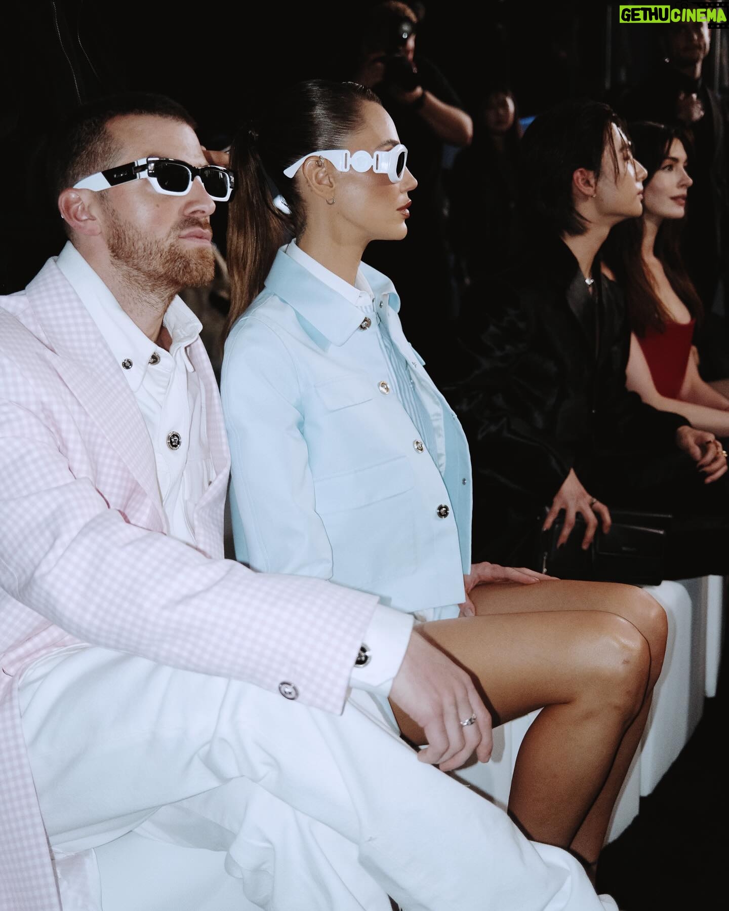Drew Taggart - 36.4K Likes - Oooooo yaaa i have fully assimilated. I am fashion now. I don’t plan on smiling much any more. Thank you @versace for inviting us. What a badass show 🐍