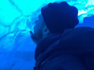 Drew Van Acker Instagram - Glacier ice tunnel: 1/1/19