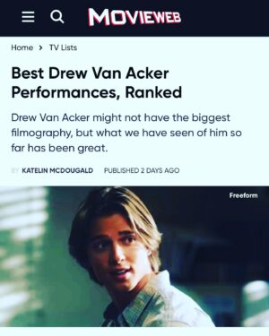 Drew Van Acker Instagram - Came across this today out of the blue. Thank you #katelinmcdougald and @movieweb for the love and in-depth exploration of the work. I am thrilled some of my performances caught your 👁️

https://movieweb.com/best-drew-van-acker-movies-shows/#devious-maids