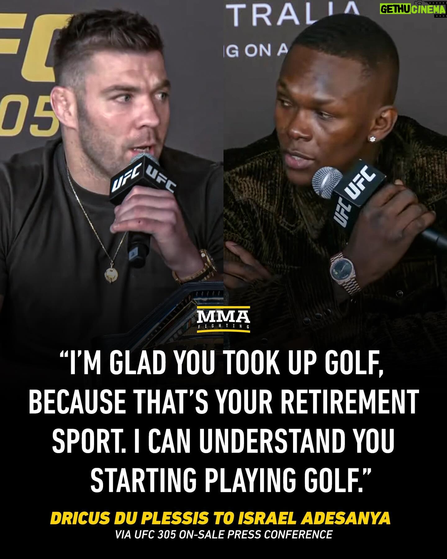 Dricus Du Plessis - 45.8K Likes - Dricus du Plessis commented on Israel Adesanya’s new hobby 😳 #UFC305