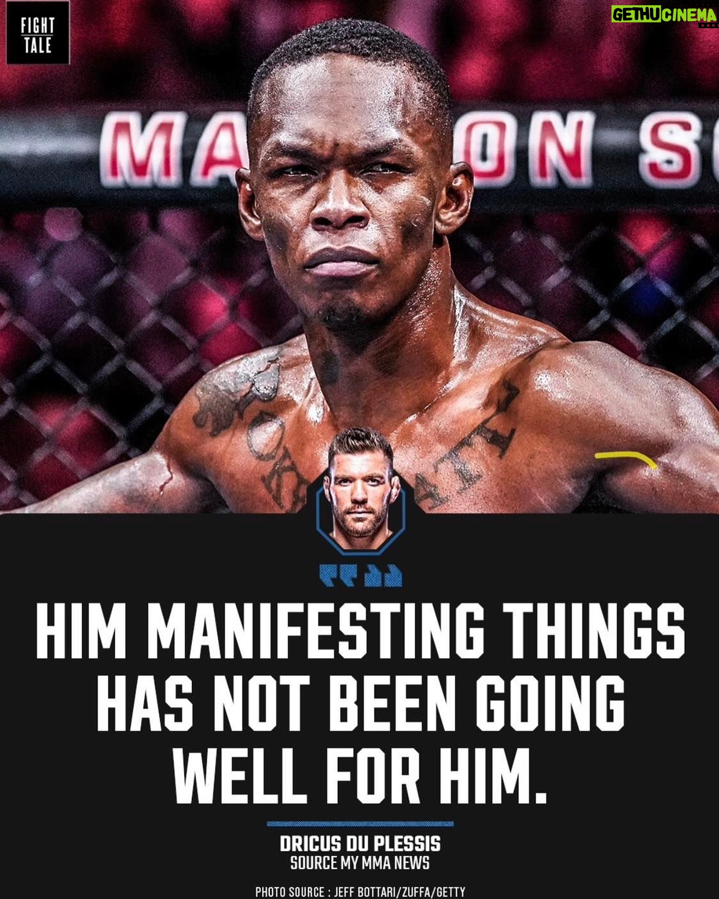 Dricus Du Plessis - 19.8K Likes - UFC Middleweight Champion Dricus du Plessis reminds Israel Adesanya that his dominance at 185 lbs is over.
Full Story: 🔗 Bio
#mma #sports #ufc #culture #boxing #israeladesanya #dricusduessis