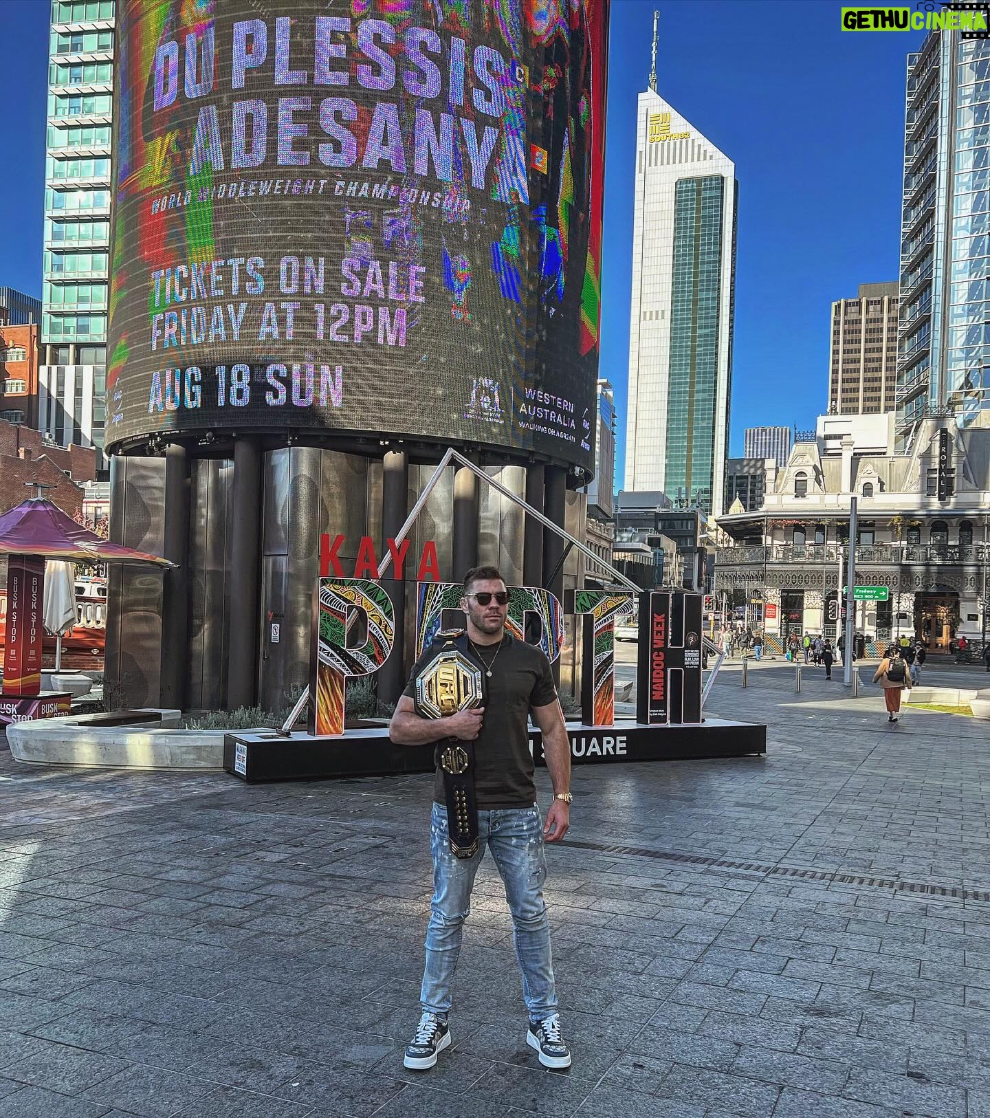 Dricus Du Plessis - 38K Likes - Thank you Perth, can’t wait to perform for you guys next month.
Next stop Sydney! 🇦🇺
#ufc305perth #stillknocks👑