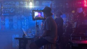 Dulé Hill Instagram - as a filmmaker, crafting a project’s visual framework is one of my favorite parts of the process. THE EXPRESS WAY is a celebration of the power of art. so it was important to elevate the artists’ craft beyond just capturing it. so i wrote what i called “special performances” that would encapsulate the story’s essence while simultaneously advancing the narrarive. for @amythystkiah, the special was for “wild turkey”, a haunting song about her mother’s suicide by alcohol. the idea was that amythyst goes to numb her pain in a bar that feels moody and underwater, symbolizing both sadness and alcohol. as she cathartically sings her song while moving through the bar, she processes her mother’s death. and by the end, she escapes the bar, foreshadowing escaping her own alcohol demise later in the story. the daisies also serving as a warning of death by alcohol. we also recorded all of the artists live as field recordings - no lip syncing or backing track - to ground these performances in the storytelling. so this rendition is unique from the master, just guitar and her powerful vocals. big love to amythyst for showing up on her first shoot day, trusting the process, and singing the song at least 2 dozen times. and her voice never cracked 🎤🎸