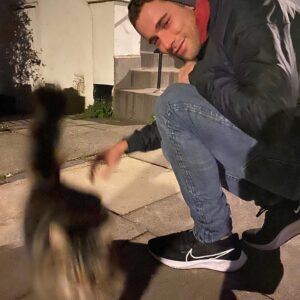Dustin Milligan Instagram - On Oct 12, 2018, I started throwing up and couldn’t stop. By the time I got to the hospital, 26 pukes later, the pain was so intense that morphine wasn’t enough to stop it, so they gave me a drug 7x stronger called Dilaudid, and even that only eased the pain for a few hours

8 days 4 blood tests 3 doctors 2 ultrasounds and 1 endoscopy later (and 15lbs lighter) I left the hospital not knowing exactly what caused it, but doctors thought it might be Cannabinoid Hyperemesis Syndrome, which basically means because I smoked/ate/vaped marijuana almost every day for 15 years, my body was tapping out. What I *did* know was the guy lying in that hospital bed wasn’t even the real me

I was (am) a weed addict, but as much as I was addicted to the drug, I was equally addicted to suppressing myself with every hit. Hiding my light. I filled myself with smoke so, in a way, no one could ever see me. So I could never see myself

I stopped using that day. As the smoke cleared over the following months, the real me emerged from the haze, and, particularly through the act of writing, I discovered my voice. A way to shine my light. Wedged against me through it all, or at the very least with a paw always touching me, was Darryl. Touching the me that, despite obscuring it with smoke for so long, he had always seen. Always loved. By my side writing, pushing into my hand for neck massages, stretching his legs like a show-off ballerina during scratches - his touch was, in the most fundamental way, how he said: “I’m here with you”

On Oct 6, 2021, thousands of miles and an ocean away, we got the call that Darryl had died. That night we wandered the streets of London, crying and laughing and wishing we could’ve said goodbye. Comforted him. Touched him one last time. Then, from under a car, a cat appeared, meowing loudly and purposefully trotting right towards us, eagerly pushing its neck into my hand as I offered it, just like Darryl used to. Stretching its legs like a show-off ballerina, just like Darryl used to

We stayed with this un-cat-like cat for a long time, in a strange way getting a chance to say goodbye. A chance for one last touch. A chance for him to say: “I’m here with you”