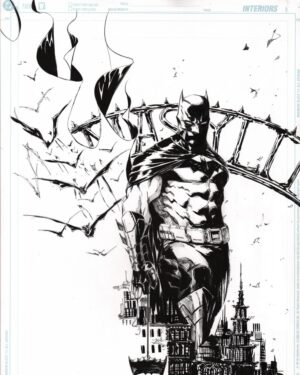 Dustin Nguyen Instagram - find my next week in artist alley under this banner at @comic_con , will have a more detailed post soon! 

also here's what the original inks look like 11x17 acrylic ink on industry bristol stock