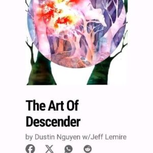 Dustin Nguyen Instagram - it's happening! an oversized collection of all my covers from both Descender and Ascender with exclusive prelims, select illustrations, paintings and pencil work. All collected in a giant sized ( 11x17 ) portfolio quality hardcover. 

please sign up in the link on my linktree for updates. 

*Also- please comment here on what you'd like to see as far as stretch goals and tiers. 

thanks always for the support ❤️