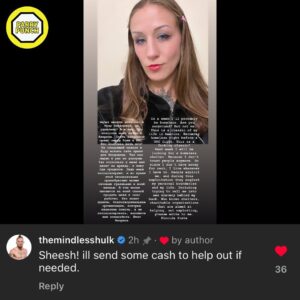 Dylan Budka Instagram - #DylanBudka has offered to send #MariyaAgapova some financial support after she revealed she’s on the verge of becoming homeless before her fight at #UFCDenver on July 13, and is currently looking for a homeless shelter to stay at after one of her friends attempted to sell her to the “s*x trade.” ❤️💰 (SWIPE)

Also offers to pitch in to help with living situation until her fight in July.

Help share this post so Mariya can get in contact with Dylan and other fighters who may want to help. 🙏