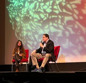 Dylan Gelula Instagram - literally me and Richard Kind talking