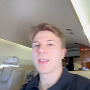 Dylan Hartman Instagram - Flew to Chicago for some steak 🛩️