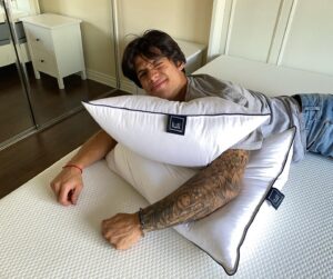 Dylan Jordan Instagram - new home, new bed. thank you @lullbed for the best mattress i’ve used! get $250 off any Lull mattress at lull.com/dylanjordan