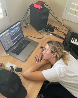 Dylan Jordan Instagram - happy 2 years lover. from your cute little outfits to you falling asleep helping me record.. you always make me smile. thanks for keeping my happy xx