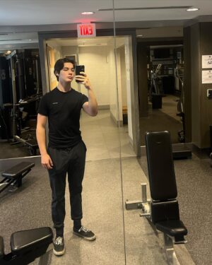 Dylan Kingwell Instagram - Going to the gym, moving to Toronto, learning how to cook, missing my dog, learning German, starting a podcast. And that’s just February
