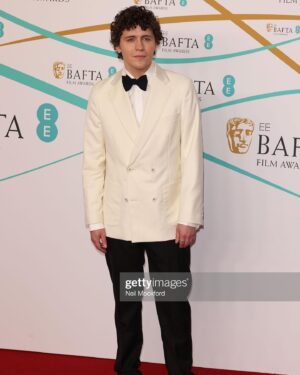Dylan Llewellyn Instagram - Thank you for having me BAFTA 
Hair by @charlieculleneducation 
Styled by @styledbysrh 
Suit, @officinegenerale
Tie, @lecolonel_official
Cufflinks, @aspinaloflondon
Ring, @bleueburnham
Shirt and shoes, #Kingsman @mrporter 
@pinnaclepruk