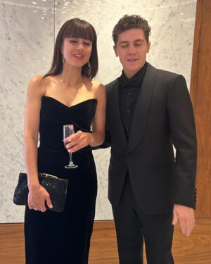 Dylan Llewellyn Instagram - Amazing night at the NTAs last night, thank you to everyone who voted. 

Suit- Kingsman @mrporter
 Shirt & Bow tie- @hawesandcurtisglobal 
shoes-@russellandbromley 
Stylist-@nicolesmallwoodstylist 
Makeup- @ketimakeul

#beyondparadise #eyesclosedpic #ntas #nationaltelevisionawards