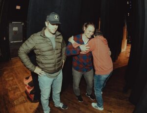 Dylan Playfair Instagram - Seven thirty seven comin' out of the sky 
Won't you take me down to Memphis on a midnight ride 
I want to move 
Playin' in a travelin' band… 

#letterkennylive