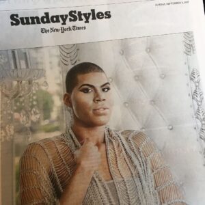 EJ Johnson Instagram - Cover girl! Thank you so much to #newyorktimes for profiling me in the style section and giving me the opportunity to discuss gender and sexuality, which are 2 conversations we need to continue to have #teamthis