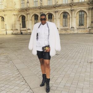 EJ Johnson Instagram - Lady Louis Vuitton #pfw #teamthis