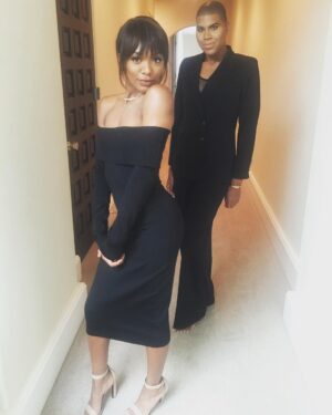 EJ Johnson Instagram - Serving Michelle Obama vibes for our @hillaryclinton fundraiser tonight #teamthis