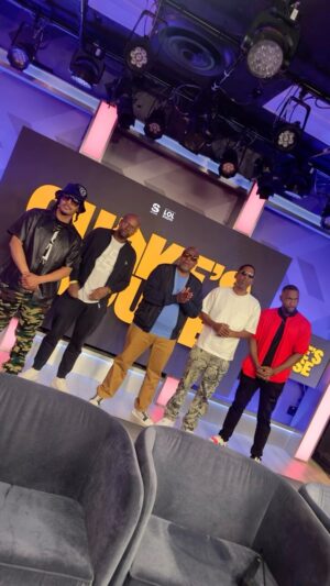 Earthquake Instagram - 🎙️
"Quake’s House"at Sirius XM Hollywood with @tony_rock 
@tip @iamallanaf @yamaneika &
@jaypharoah. Episode Available on Demand📱@siriusxm channel 96 Kevin Harts LOL Radio 🔊❕
#QuakesHouse #SiriusXM #LOL96
#NetFlexIsAJokeFestival2024