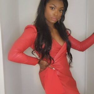 Ebonée Noel Instagram - That time I threw my outfit back on at midnight and posed for the camera one last time so y'all could peep the shoes #Tadow
