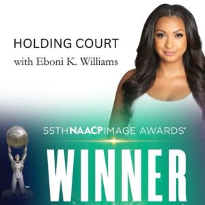 Eboni K. Williams Instagram - We did it, Dustin! ⁣
⁣
We won 🏆 ⁣
⁣
After two nominations, I’m so honored to share that Holding Court is the….
2024 WINNER: NAACP Image Award for Outstanding News & Information Podcast ⁣
⁣
@lookatdustin & @ashleyjhobbs …. ⁣
So proud of us ✨ ⁣
⁣
Thank you to the @naacpimageawards for amplifying Black creative genius ⁣
⁣
Congratulations to my fellow nominees, to be in your company is indeed an honor ⁣
⁣
Love you, ⁣
EKW