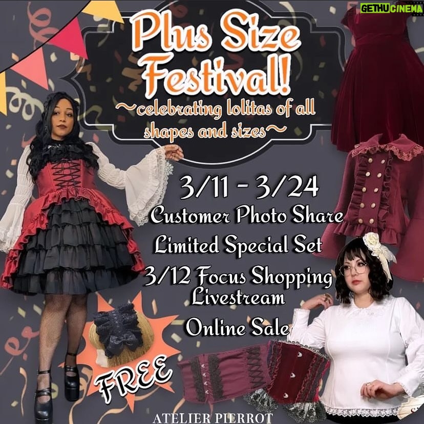 Ebony Bowens - 237 Likes - Hello loves! Happy to announce that I’ll be participating in a livestream for @atelier_pierrot_english tomorrow morning! We’ll be having a look at the plus size options in store at Atelier Pierrot in Harajuku, Tokyo! ♥️♥️
The livestream is JST Tuesday 3/12 9:30-11:00 am, so make sure you follow @atelier_pierrot_english and tune in 🩶🩶
🎈Plus Size Festival🎈
A special Plus Size friendly focus Shopping Livestream with Plus Size model Ebony 🖤
See the plus size friendly options we have in store, get coord ideas and hear Ebony’s experienced feedback ❤️
Part of the Plus Size Festivities 3/11-3/24 ✨
Take screenshots of items not available online and get the tax free prices. Streams will be uploaded after they air but stock can be limited and orders are first-come-first-served, so don’t miss out on some amazing deals and special items!
🌟 Limited items not found online!
🌟 Tax free prices!
🌟 Flatrate worldwide shipping of 2000 yen on all orders over 20,000 yen!
#eglcommunity #eglfashion #gothlolita #classiclolita #blacklolita #plussizelolita #atelierpierrot #harajukufashion #ロリータ #ロリータファッション #ゴシックロリータ #プラスサイズロリータ #アトリエピエロ