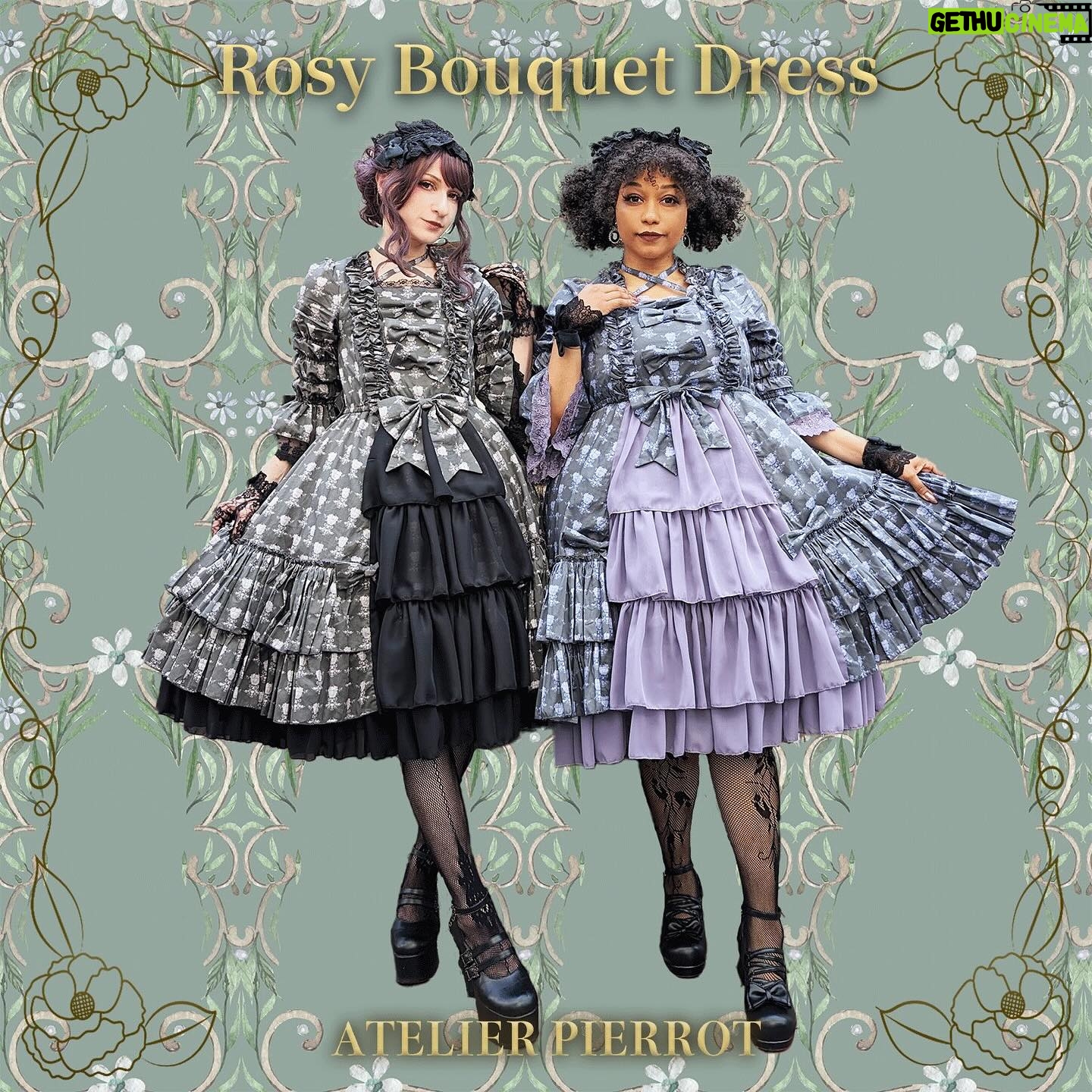 Ebony Bowens - 258 Likes - Kinda obsessed with how these photos came out 🥰
Rosy Bouquet Dress 💐 Which colorway is your fav? 🖤
いつもありがとうございます 🤍 @atelier_pierrot @atelier_pierrot_english 🥀
#eglcommunity #eglfashion #gothlolita #blacklolita #plussizelolita #atelierpierrot #harajukufashion #ロリータ #ロリータファッション #ゴシックロリータ #プラスサイズロリータ #アトリエピエロ