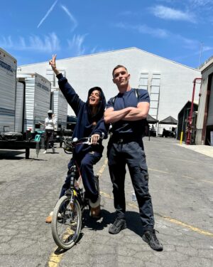 Ed Skrein Instagram - This pic was taken on my first day at the studios on Sunset Gower, LA after my 1st Make-Up and Costume Camera Test for Rebel Moon, all smiles, still a week out from getting on set for my first shooting day. After this followed almost 9 months and 153 shooting days of blood, sweat and tears but we gave it every last drop of energy we had. Today we let go of it and pass it on to you. Hope you enjoy Rebel Moon Part 1: A Child of Fire, out now on @netflix ❤️‍🔥
Also.. endless love and gratitude to @buckleysharma ❤️ without her none of this was possible 🫶🏼