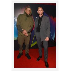 Ed Skrein Instagram - @britishfilminstitute London Film Festival settings with the family @casisdead for #monalisaandthebloodmoon screening and Q&A. Much Love to @dior 🖤