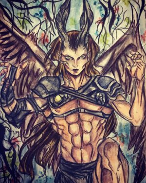 Ed Skrein Instagram - Love this Borra fan art by @raniah365 🖤🖤🖤 @disneymaleficent 
#maleficent